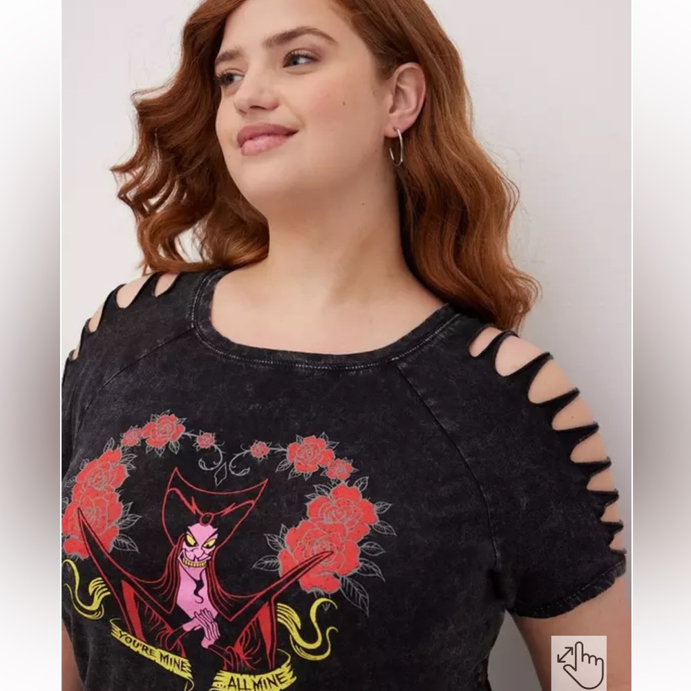 Slasher Raglan Top - Disney Aladdin Jafar - Picture 3 of 4